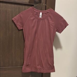 Girls Maroon Athletic Top